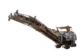1995 Wirtgen 2000DC Cold Miller White Background View - AS-0041
