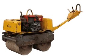 2003 Sakai HV51ST Walk-Behind Roller White Background View - RO-0112