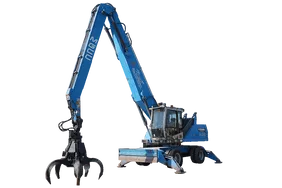 2008 Terex Fuchs MHL340 White Background Image