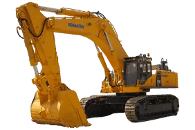 2011 Komatsu PC800SE-7 Track Excavator White Background View - EX-0299