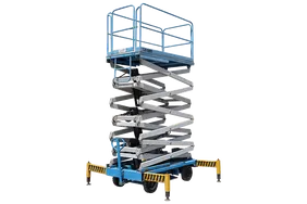2016 Beta B500 Electric Scissor Lift White Background