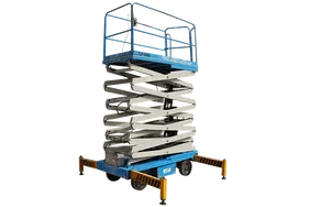 2016 Beta B500 Electric Scissor Lift White Background View - LF-0066
