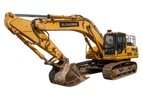 2017 Komatsu PC300-8M0 Track Excavator White Background View