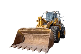 2019 Komatsu WA500-6R Wheel Loader White Background View