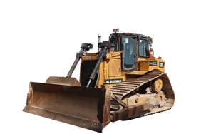 2020 Cat D6R2 LGP Dozer White Background Image
