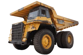 2020 Komatsu HD785-7 Rigid Dump Truck White Background View - RD-0491