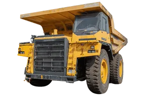 2022 Komatsu HD785-7 Rigid Dump Truck White Background View