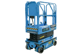 Sinoboom 0407SE Electric Scissor Lift White Background View