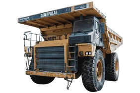 Caterpillar Dump Truck 777D White Background Image
