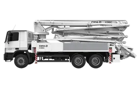 Cifa K36C Concrete Pump Truck White Background View