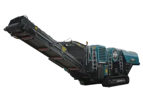 Jaw crushers for rent, white background image