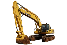 Komatsu PC450-8 Track Excavator 2016 White-background