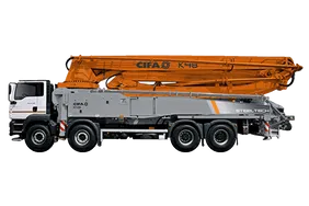 New Cifa K48 Concrete Pump white background image