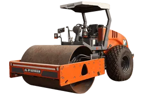 2021 Hamm 311D Single Drum Roller White Background View - RO-0438