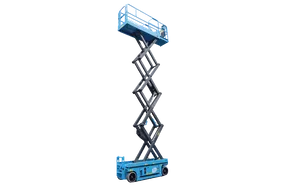 Sinoboom 0608 Hydraulic Scissor Lift White Background