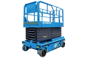 Sinoboom 1414E Electric Scissor Lift White Background