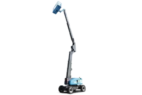 Sinoboom AB25J Articulated Boom Lifted White Background