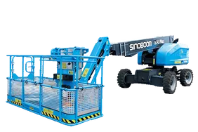 Sinoboom TB14J Telescopic Boom Lift White Background