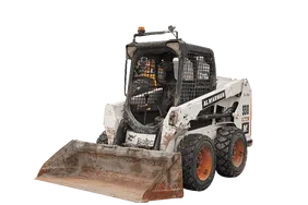 2014 Bobcat S510 Skid Steer Loader White Background View - SL-0194