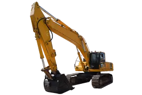 Used 2019 Komatsu PC400-8 Excavator White Background Image