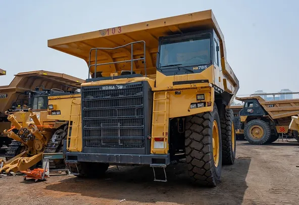 2022 Komatsu HD785-7 Rigid Dump Truck Front Left View
