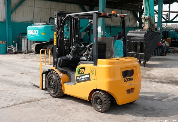 2025 Socma FB30 Electric Forklift Rear Left View