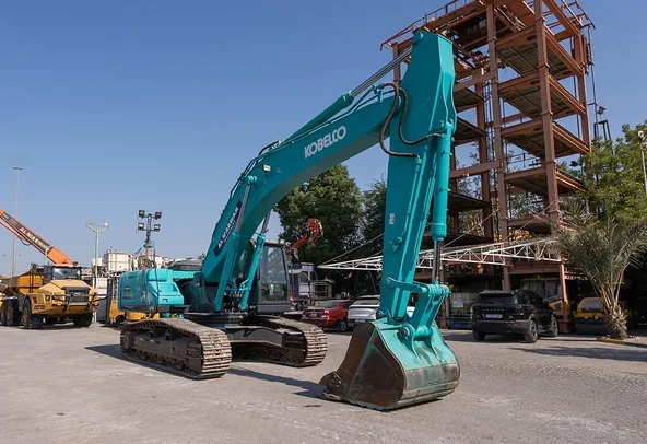 2022 Kobelco SK380XDLC-10 Track Excavator Front Right View