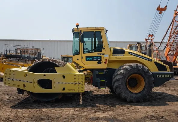 2014 Bomag BW226 PDH-4 Single Pad Foot Drum Roller Left Side View