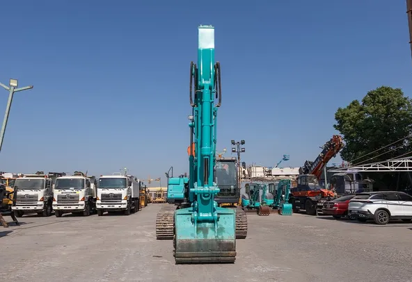 2022 Kobelco SK380XDLC-10 Track Excavator Front View
