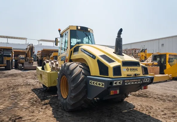 2014 Bomag BW226 PDH-4 Single Pad Foot Drum Roller Rear Left View