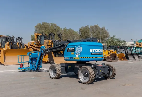 Sinoboom AB15J Plus Articulated Boom Lift Rear Left View
