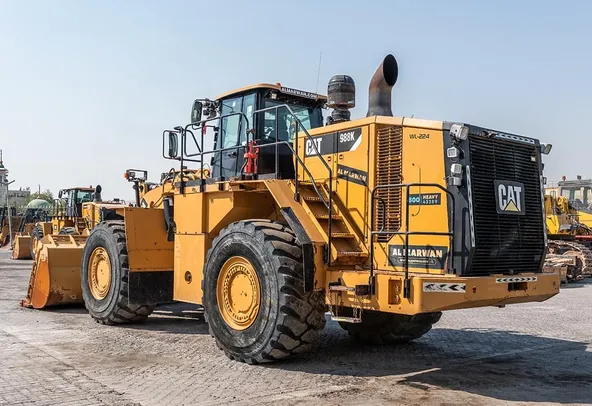 2020 Caterpillar 988K Wheel Loader Rear Left View