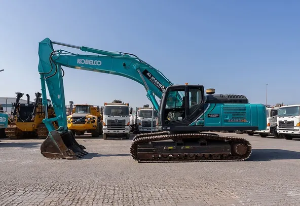 2022 Kobelco SK380XDLC-10 Track Excavator Left Side View