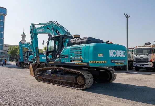 2023 Kobelco SK380XDLC-10 Track Excavator Rear Left View
