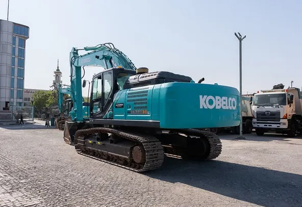 2022 Kobelco SK380XDLC-10 Track Excavator Rear Left View