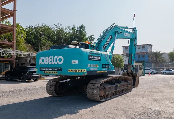 2023 Kobelco SK380XDLC-10 Track Excavator Rear Right View