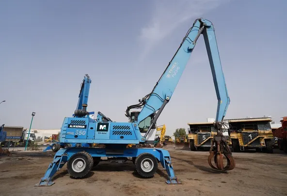 Terex Fuchs MHL350 Material Handler 2011 Right Side View -  Al Marwan Heavy Machinery