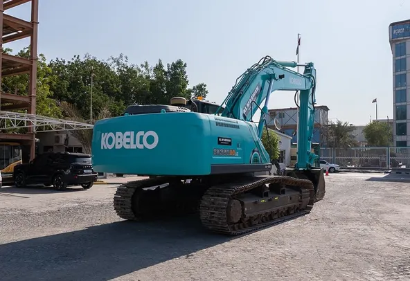 2022 Kobelco SK380XDLC-10 Track Excavator Rear Right View