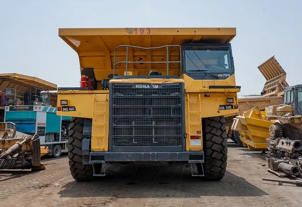 2022 Komatsu HD785-7 Rigid Dump Truck Front View