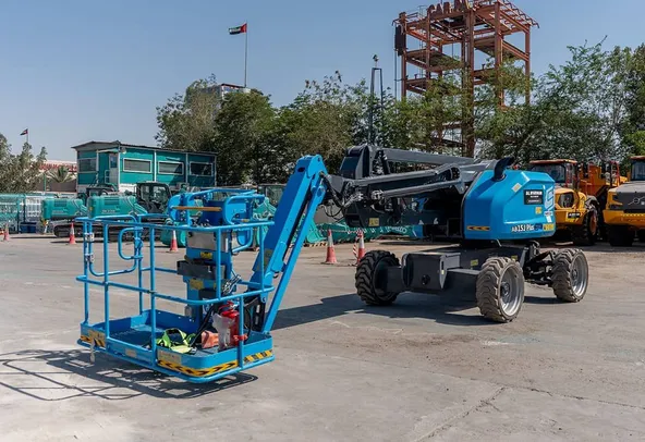Sinoboom AB15J Plus Articulated Boom Lift Front Left View