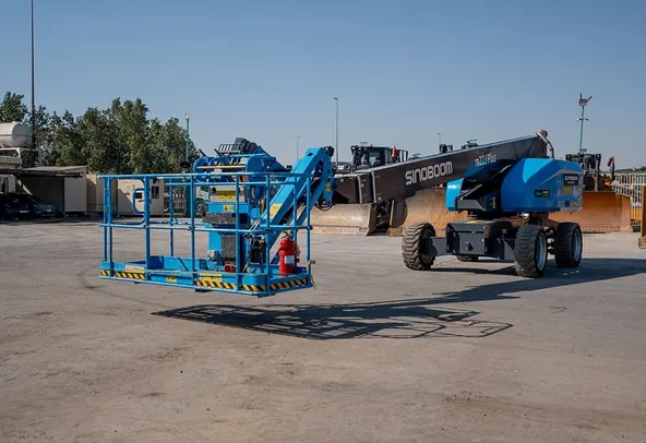Sinoboom TB22J Plus Telescopic Boom Lift Front Left View