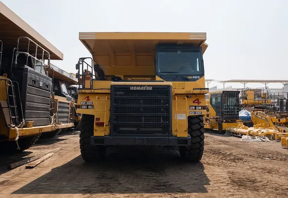 2022 Komatsu HD465-7EO Rigid Dump Truck Front View