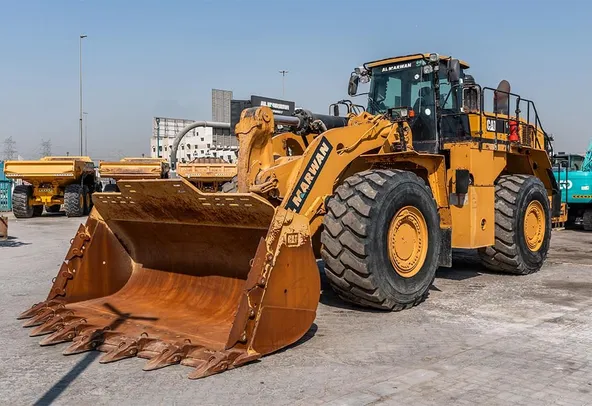2020 Caterpillar 988K Wheel Loader Front Left View