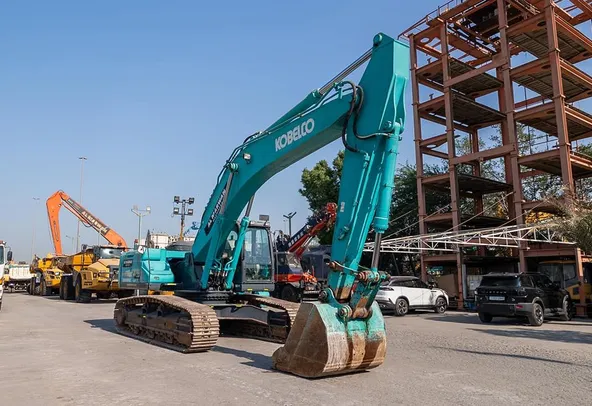 2023 Kobelco SK380XDLC-10 Track Excavator Front Right View