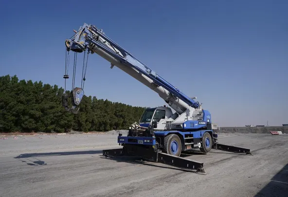 Used 2012 Tadano GR250N-2 Mobile Crane 42 ton Rough Terrain All Terrain Crane Heavy Lifting Solution