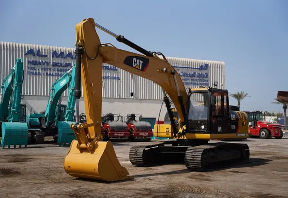 2020 CAT Caterpillar 323D3 Medium 22-Ton Tracked Excavator Crawler Digger-Front-Right