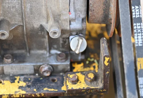 2002 Sakai PC100 Plate Compactor engine view- Al Marwan Machinery