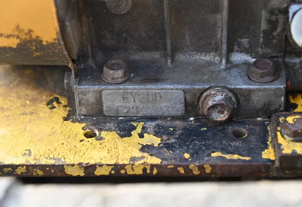 2002 Sakai PC100 Plate Compactor- plate view- Al Marwan Machinery