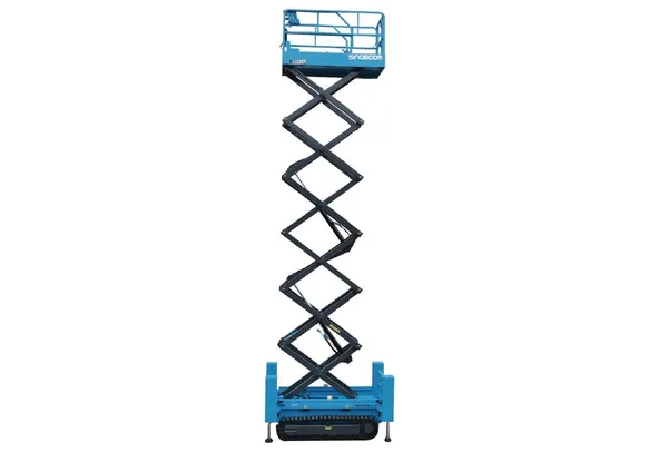 1215ET Electric Crawler Scissor Lift Folded View