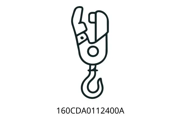 160CDA0112400A (15T)(18T) FORKLIFT PIN SHAFT - Dia 55x372